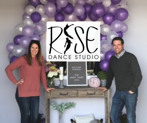 rise dance studio entry