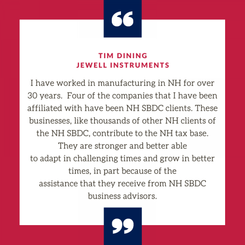 Tim Dining Jewell Instruments testimonial