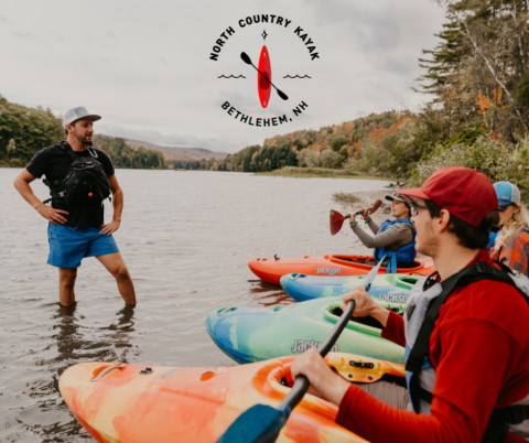 north country kayak on water