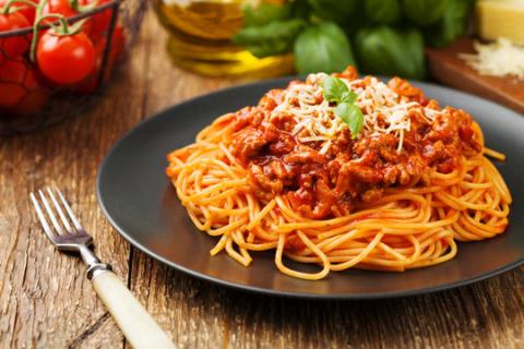 plate of spaghetti