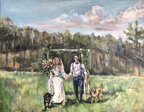 wedding painting