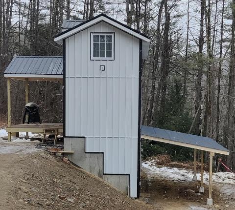 Tiny home side view